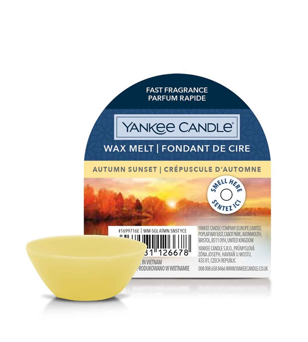 YANKEE CANDLE  Autumn Sunset Wax Melt 22g