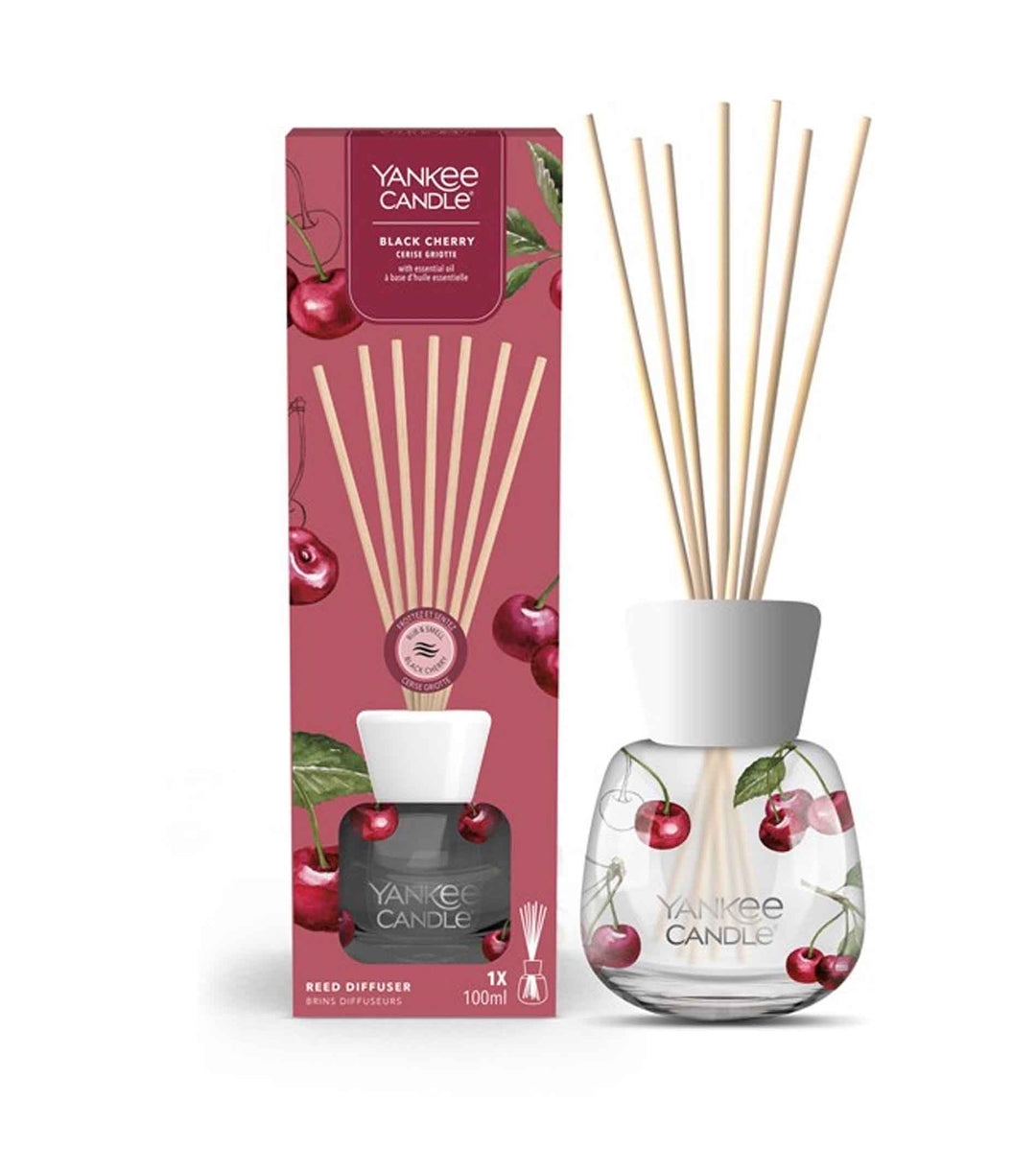 YANKEE CANDLE  Black Cherry Signature Reed Diffuser 100ml