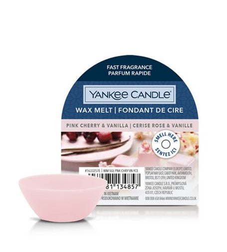 YANKEE CANDLE  Pink Cherry & Vanilla vonný vosk 22 g