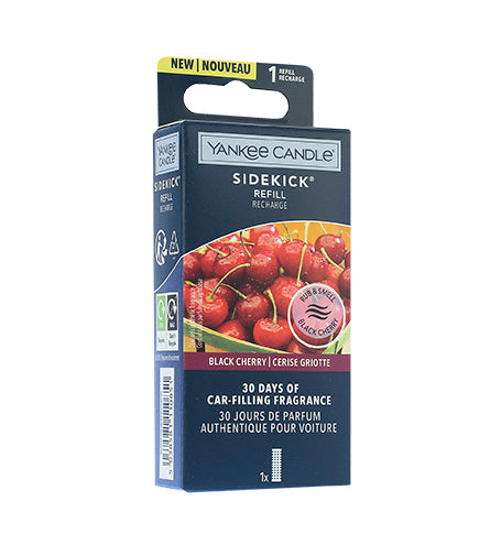 YANKEE CANDLE  Sidekick Black Cherry náhradní náplň vůně do auta