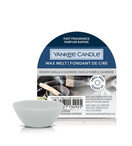 YANKEE CANDLE  Smoked Vanilla & Cashmere vonný vosk 22 g