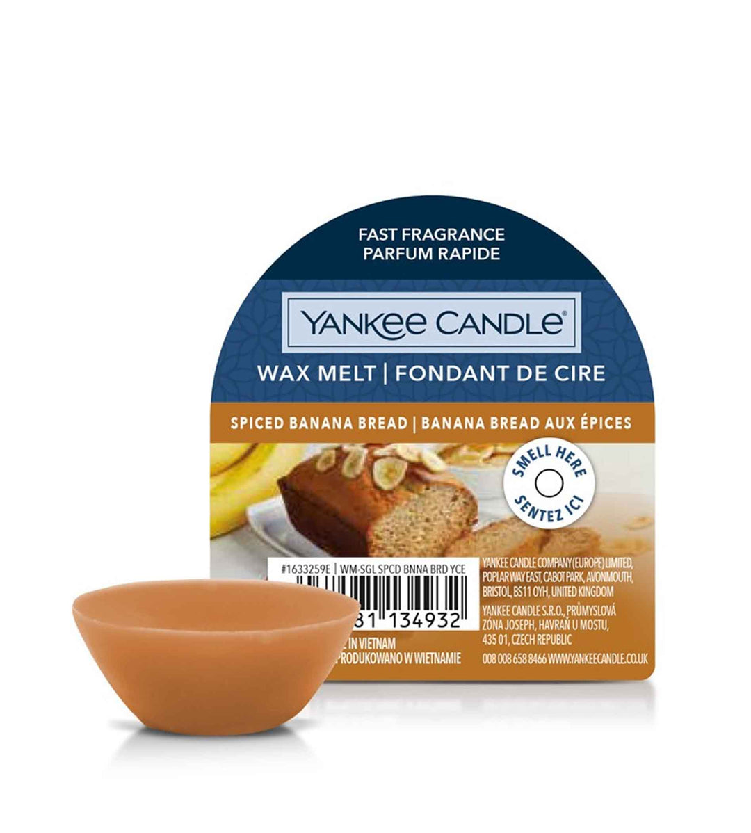 YANKEE CANDLE  Spiced Banana Bread vonný vosk 22 g