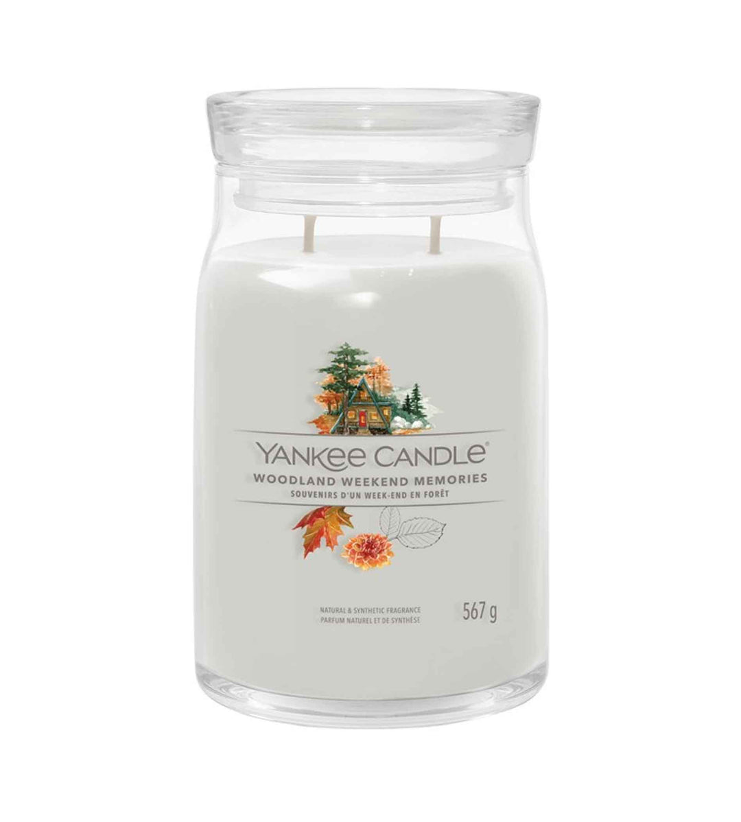 YANKEE CANDLE  Woodland Weekend Memories Signature Candle Large 567g