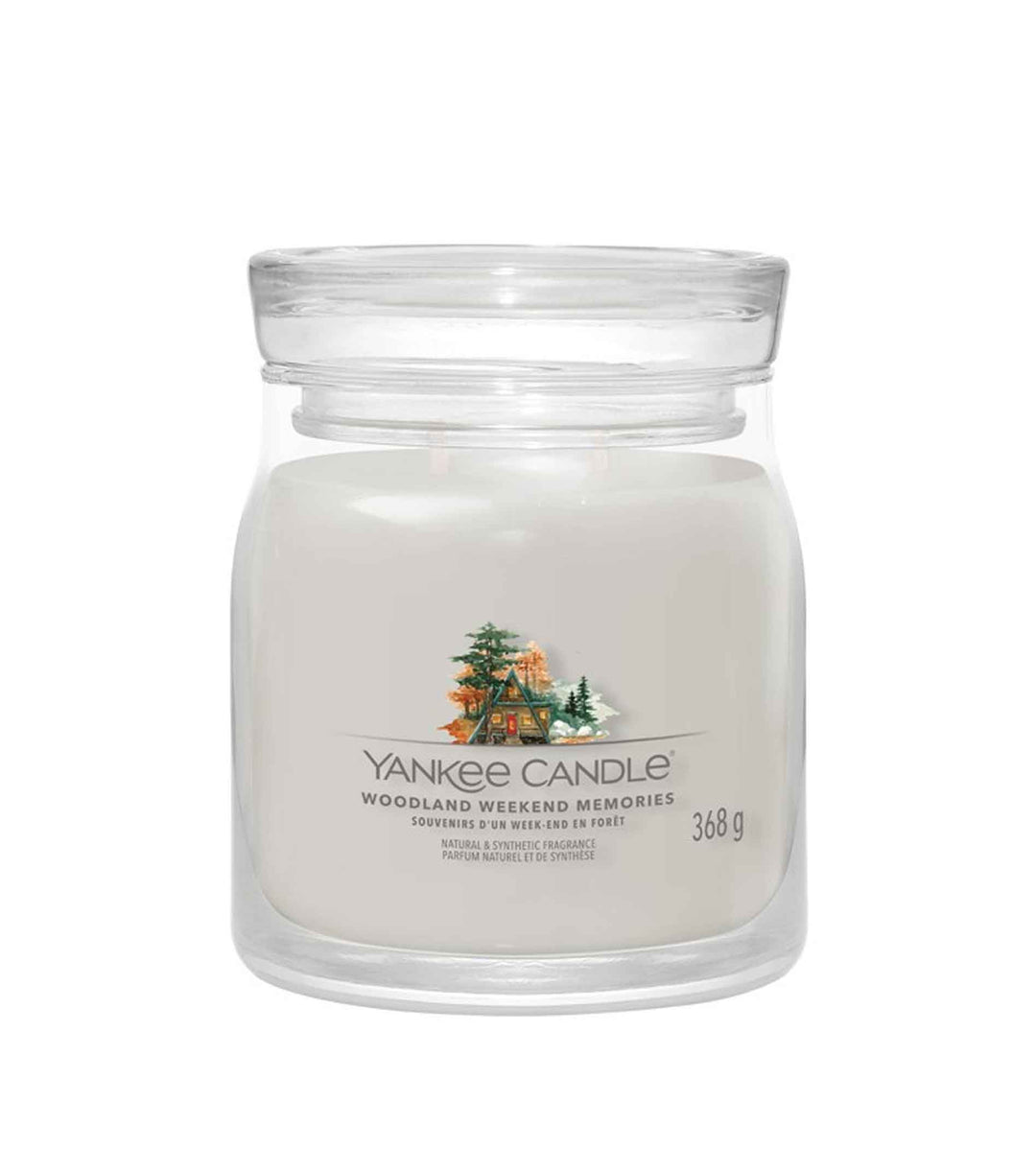 YANKEE CANDLE  Woodland Weekend Memories Signature Candle Medium 368g