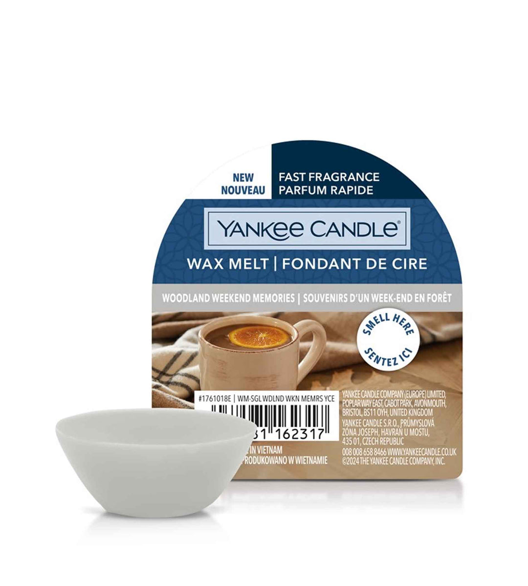 YANKEE CANDLE  Woodland Weekend Memories Wax Melt 22g