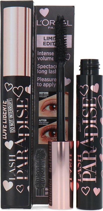 L'OREAL Paris Lash Paradise Limited Edition Love Liberte Mascara #01 - Parfumby.com