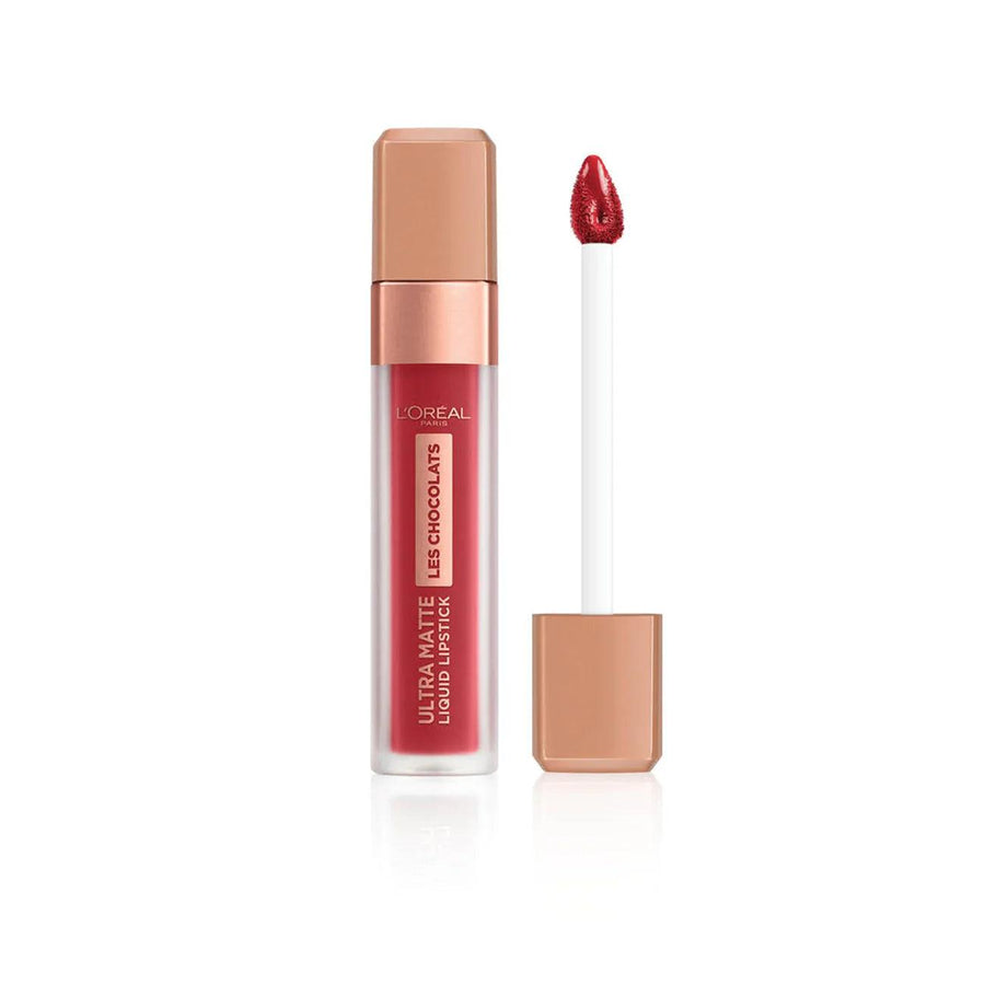 L'OREAL Les Chocolats Ultra Matte Liquid Lipstick #864-TASTY-RUBY - Parfumby.com