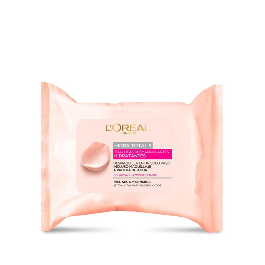 L'OREAL Delicate Flowers Make-up Remover Wipes Sensitive Skin 25 PCS - Parfumby.com