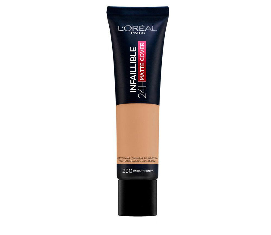 L'OREAL Infaillible 24h Matte Cover Foundation #230-RADIANT-HONEY - Parfumby.com