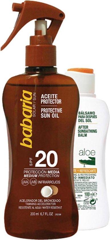 BABARIA Solar Coconut Oil Spf30 Lot 2 Pcs - Parfumby.com