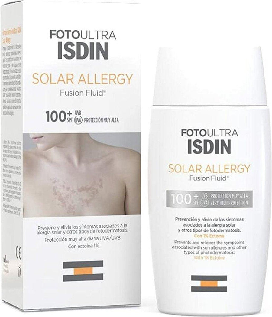 ISDIN Foto Ultra Solar Allergy Fusion Fluid Spf100+ 50 Ml - Parfumby.com