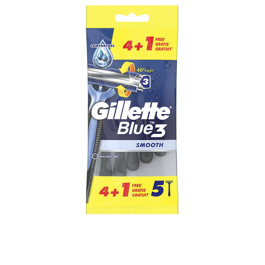GILLETTE Blue 3 Disposable Razor Blades 5 U 5 PCS - Parfumby.com