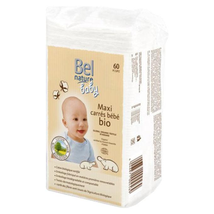 BEL Nature Ecocert Maxi Baby Discs 100% Organic Cotton 60 Pcs - Parfumby.com