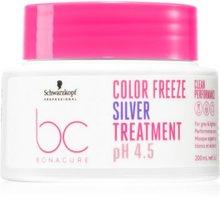 SCHWARZKOPF PROFESSIONAL Bc Bonacure Ph 4.5 Color Freeze Silver Mask - NeutralizaÄni + Obnovujici Maska Na Vlasy 200 ml - Parfumby.com