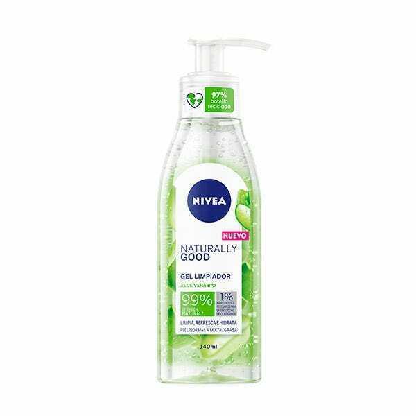 NIVEA Naturally Good Aloe Vera Facial Cleansing Gel 140 ML - Parfumby.com