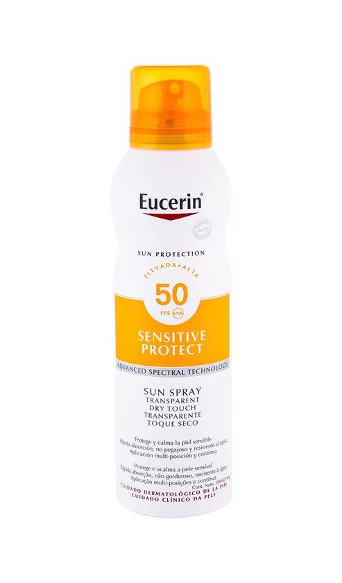 EUCERIN Sensitive Protect Sun Spray Transparent Dry Touch spf50 200 ML - Parfumby.com
