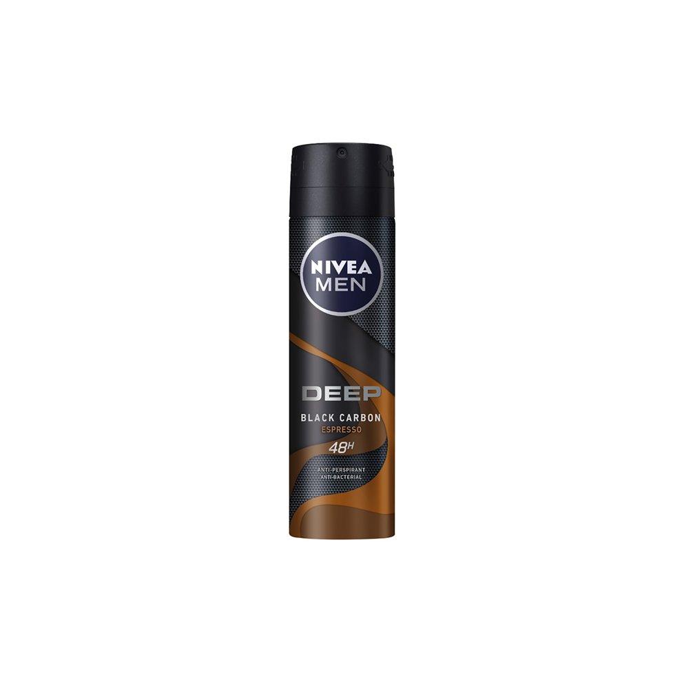 NIVEA Deep Black Carbon Espresso Deodorant 150 ML - Parfumby.com