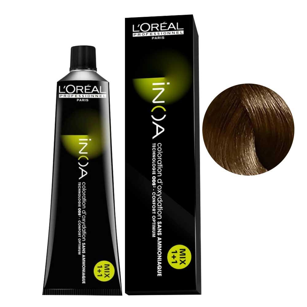 L'OREAL PROFESSIONNEL PARIS Inoa Coloration Gold Fundamentals #6,3 60 G - Parfumby.com