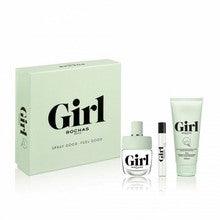 ROCHAS Girl Gift Set 3 pcs EAU DE TOILETTE 100 ML + BODYLOTION 100 ML + EAU DE TOILETTE 7.5 ML - Parfumby.com