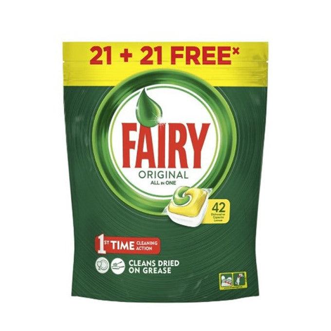 FAIRY All In 1 Lemon Dishwasher 42 Capsules 42 PCS - Parfumby.com