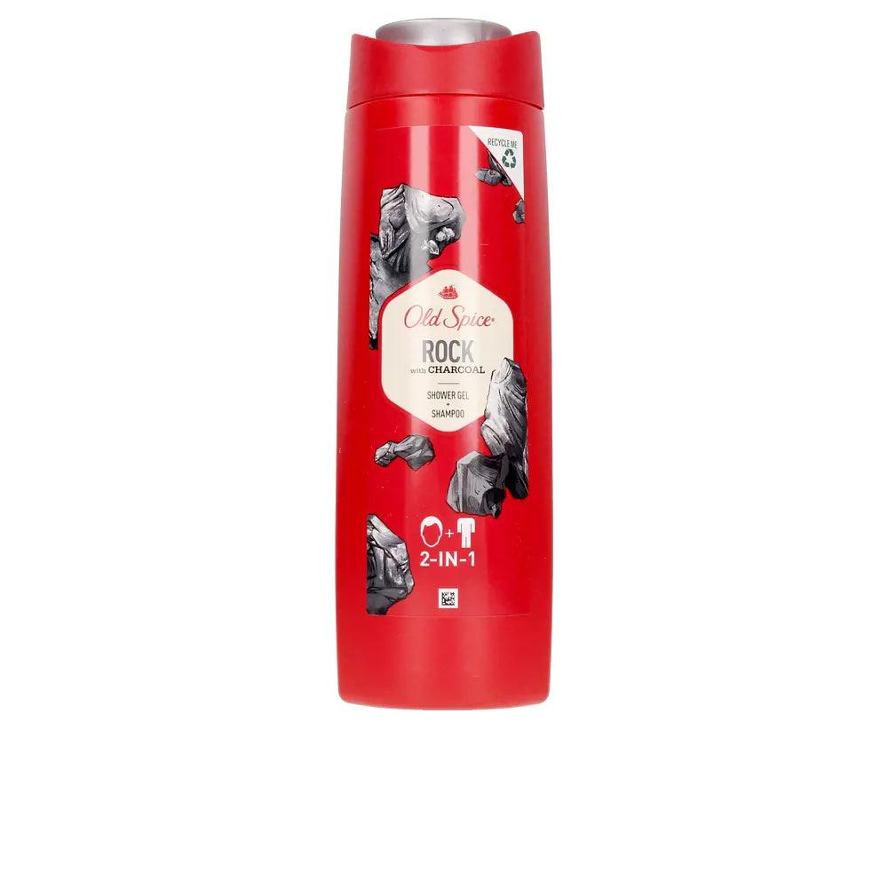 OLD SPICE Rock With Charcoal 2in1 Shower Gel 400 ml - Parfumby.com