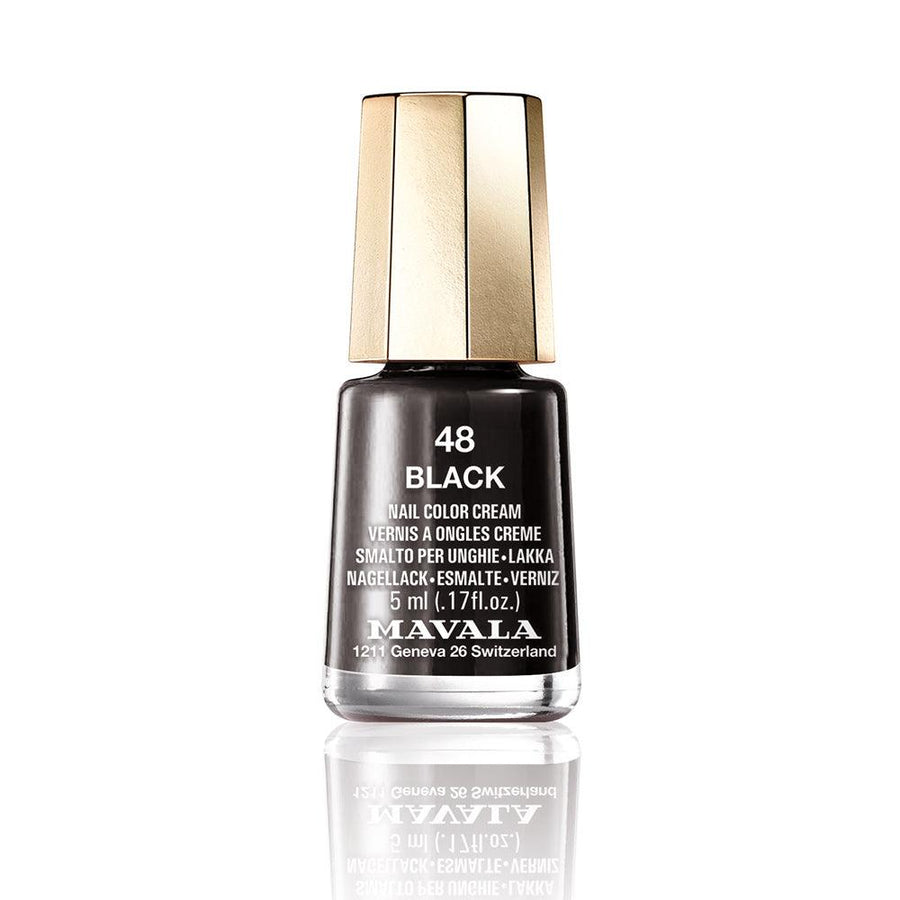 MAVALA Mini Color Pearl Nail Polish #48-black - Parfumby.com